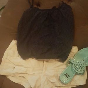 Hollister navy tank top size xs